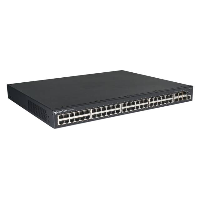 BDCOM S2900-48P6X 48 Port Gigabit PoE and 6 Port 10G/GE SFP+ Managed PoE Switch | S2900-48P6X