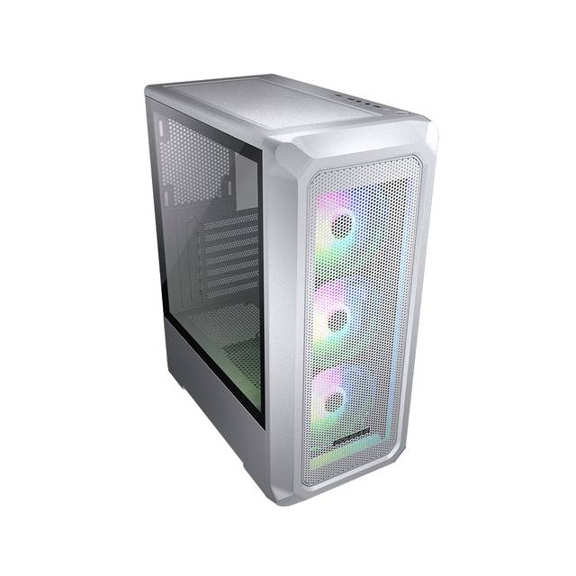 Cougar Archon 2 Mesh RGB (White) No Power Supply Mini ITX/Micro ATX/ATX Mid Tower Case w/ Window | ARCHON 2 MESH RGB (WHITE)