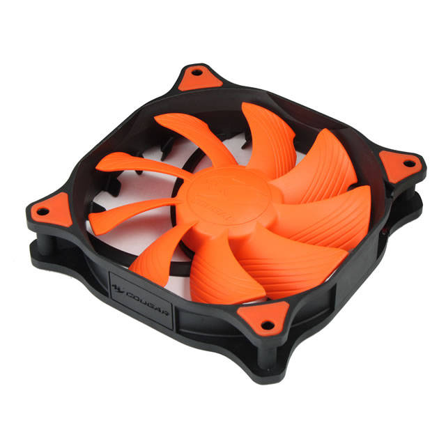 Cougar Vortex CF-V12H 120mm Hydro Dynamic Bearing (Fluid) Case Fan (Orange) | CF-V12H