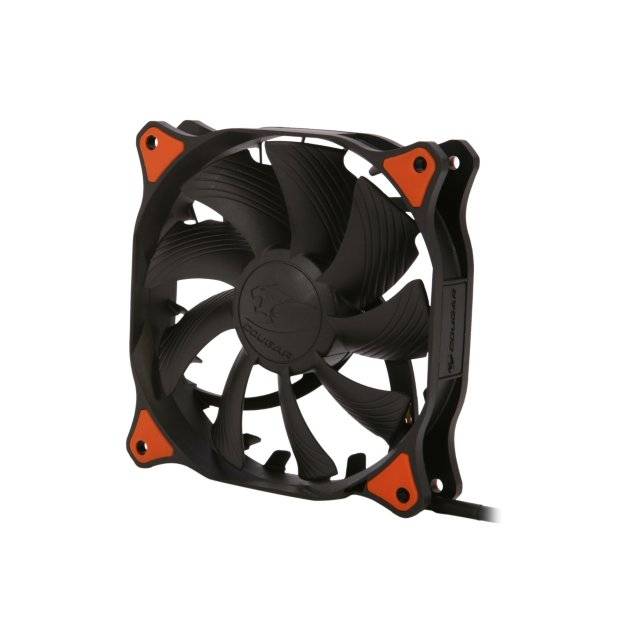 Cougar Vortex CF-V12HB 120mm Hydro Dynamic Bearing (Fluid) Case Fan (Black) | CF-V12HB