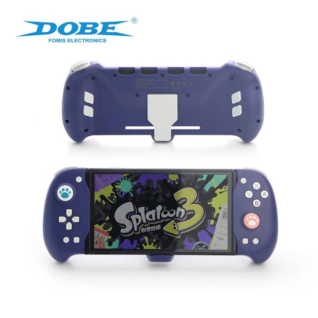 DOBE TNS-1188B Hall Effect Plug-play Handheld Mode SWICTH Controller with Kickstand, Ergonomic Controller for Nintendo Switch/Switch OLED with 6-Axis Gyro, Back Button Mapping, Vibration, PD Fast Charge | TNS-1188B