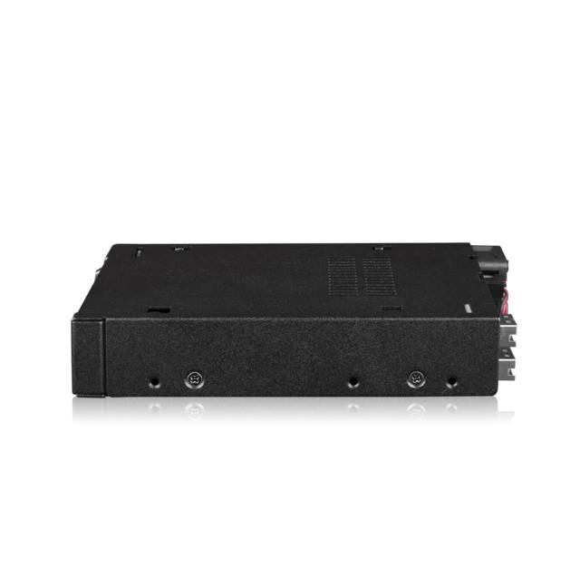 ICYDOCK ToughArmor MB092VK-B 2 Bay 2.5 inch U.2/U.3 NVMe SSD PCIe 4.0 Mobile Rack Enclosure for External 3.5 inch Drive Bay | MB092VK-B