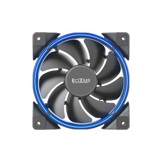 PCCOOLER CORONA BLUE Hydraulic Bearing 120 mm Case Fan | CORONA BLUE