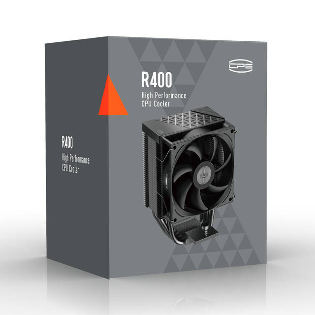 PCCOOLER CPS - R400 CPU Air Cooler, 4 Heat pipes, vivified minimal fashion, 92mm PWM fan, TDP 180W, for Intel LGA:115X/1200/1700/1851/AMD AM4/AM5 | R400