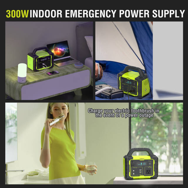 OMNIBAR IRONMAN300 YELLOW GREEN 300W ultra-high power, emergency power supply, Yellow Green, Ironman Series | PYS-PEI-U00300 YELLOW GREEN