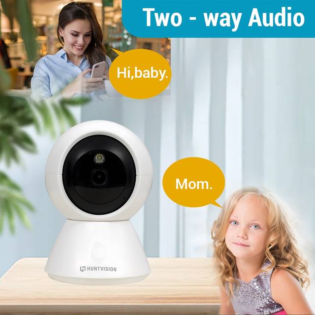 HuntVision E3-W 3MP Indoor WiFi PT Camera | E3-W