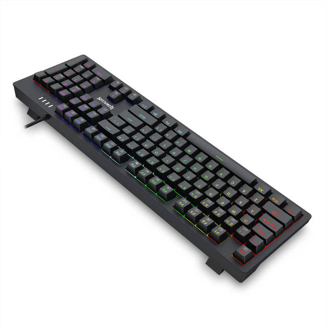 Redragon K679 RGB Gaming Keyboard, 104 Keys wired Mechanical Keyboard d Absorbing Foams, Upgraded Hot-swappable Socket, full Color Keycaps, blue Switch | K679