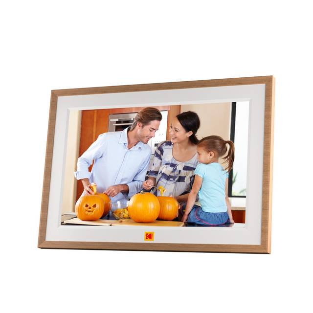 KODAK RCF-1018 BURLYWOOD 10-Inch Wi-Fi Enabled Digital Photo Frame | RCF-1018 BURLYWOOD