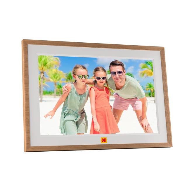 KODAK RCF-1018 BURLYWOOD 10-Inch Wi-Fi Enabled Digital Photo Frame | RCF-1018 BURLYWOOD