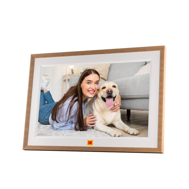 KODAK RCF-1018 BURLYWOOD 10-Inch Wi-Fi Enabled Digital Photo Frame | RCF-1018 BURLYWOOD