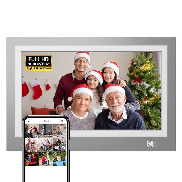 Kodak RWF-116B GREY 11.6-Inch Wi-Fi Enabled Advanced Digital Photo Frame | RWF-116B GREY