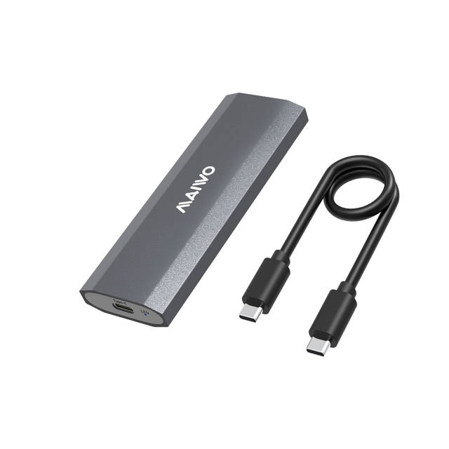 MAIWO K1690P Aluminum USB3.2 Type-C Tool free Enclosure for M.2 PCIe NVMe SSD | K1690P