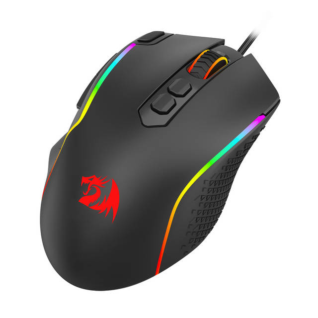 REDRAGON Ardal M615 gaming mouse, with RGB streaming lights, 8 buttons, 7200 DPI, multifunctional software | M615