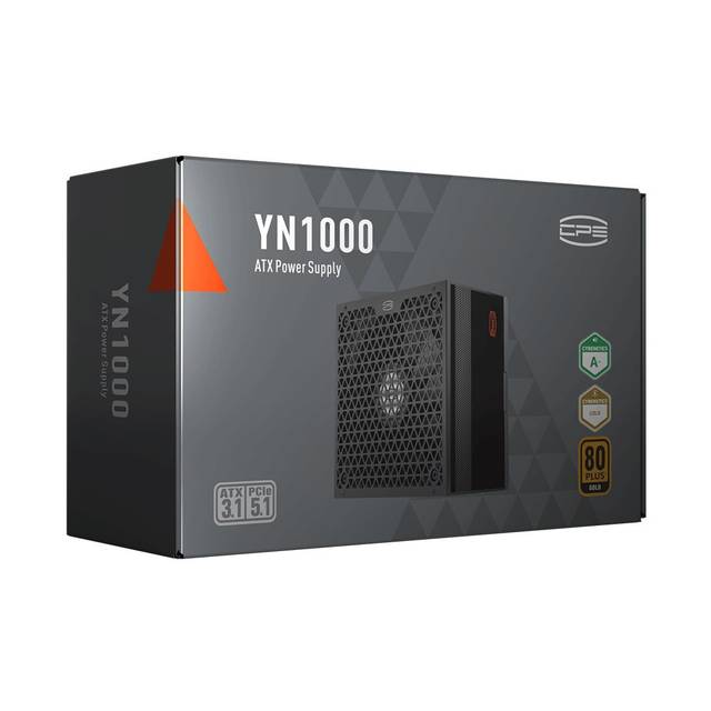 PCCOOLER P5-YN1000-G1FFBK1-US 1000W Gold Modular ATX 3.1 Power Supply | P5-YN1000-G1FFBK1-US