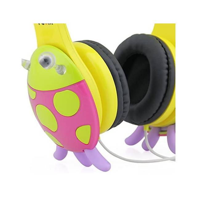 VCOM DE802-Y Wired 3.5mm On-Ear Children Headphone | DE802-Y