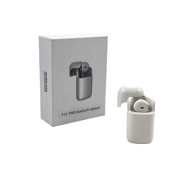 Bornd F10 Single TWS Bluetooth Earbud with Built-in Mic (White) | F10-TWS