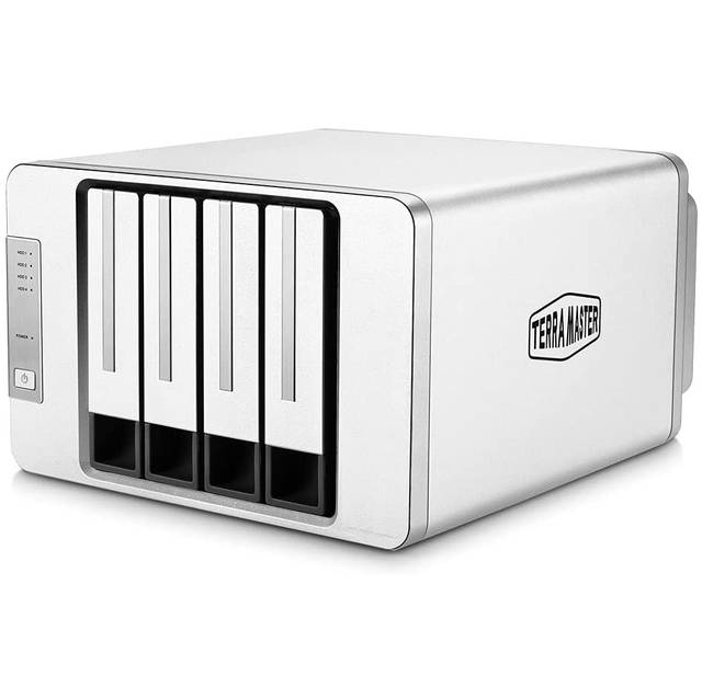 TerraMaster D4-300 USB3.1 Type C 4-Bay Single Disk No RAID Storage External Hard Drive Enclosure (Diskless) | D4-300