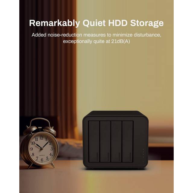 TerraMaster D4-320 External Hard Drive Enclosure - 4bay USB 3.2 Gen2 10Gbps Type-C USB Storage Hot Swappable Plug and Play (Diskless) | D4-320