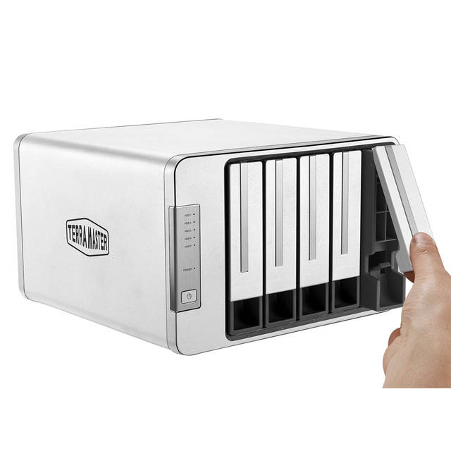 TerraMaster D5-300 USB3.0 5-Bay RAID Storage for Home/SOHO(Diskless) | D5-300