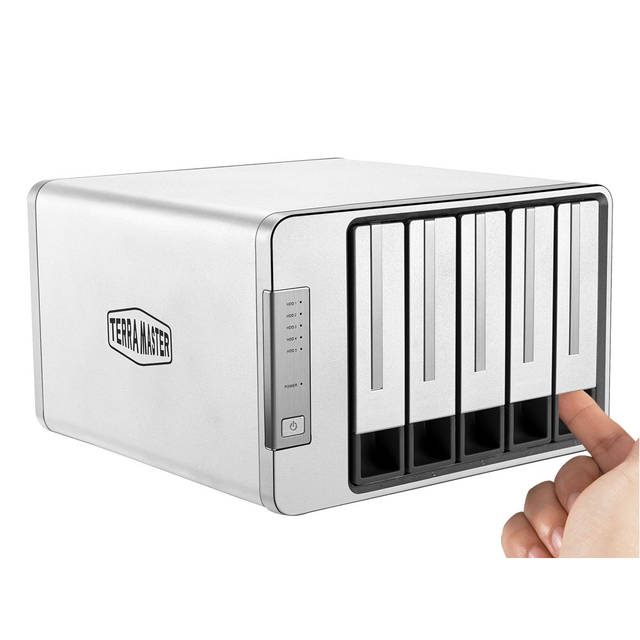 TerraMaster D5-300 USB3.0 5-Bay RAID Storage for Home/SOHO(Diskless) | D5-300