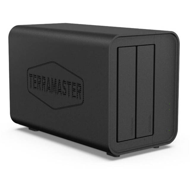 TERRAMASTER F2-424 NAS Storage 2Bay - N95 Quad-Core CPU, 8GB DDR5 RAM, 2.5GbE Port x 2, Network Attached Storage with High Performance | F2-424