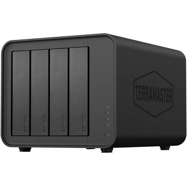 TERRAMASTER F4-212 4 Bay NAS - Quad Core CPU, 2GB DDR4 RAM, Network Attached Storage Personal Cloud with Rich Backup Solutions (Diskless) | F4-212
