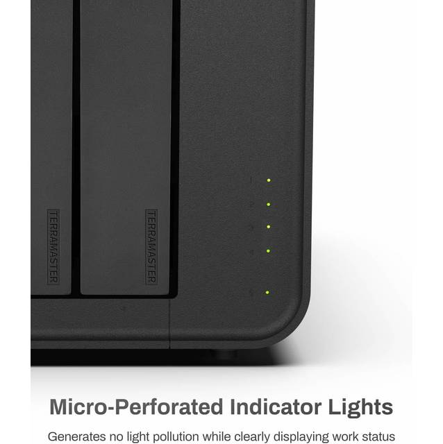 TERRAMASTER F4-424 Pro NAS Storage - 4Bay Core i3 8-Core 8-Thread CPU, 32GB DDR5 RAM, 2.5GbE Port x 2, Network Attached Storage Peak Performance for Business (Diskless) | F4-424 PRO